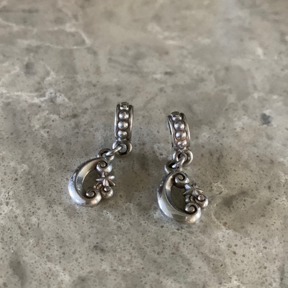 Brighton moon / star earrings